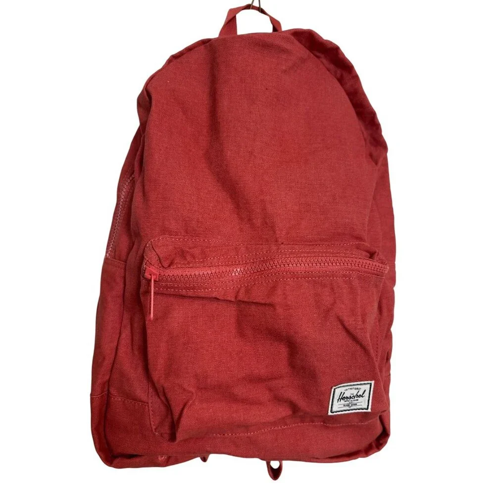 Herschel Supply Co Nova Cotton Casuals Daypack Mineral Red Backpack NWT